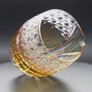 [SAKE BOTTLE] KATAKUCHI FUKA (DAZZLING WIND)BY JUNICHI NABETANI MASTER OF TRADITIONAL CRAFTS | EDO KIRIKO | KAGAMI CRYSTAL