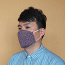 [FACEMASK] KINUMASK SQUARE TYPE (UNISEX) J | KYOTO YUZEN DYEING
