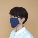 [FACEMASK] KINUMASK SQUARE (UNISEX) E | KYOTO YUZEN DYEING