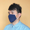 [FACEMASK] KINUMASK SQUARE (UNISEX) E | KYOTO YUZEN DYEING