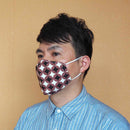 [FACEMASK] KINUMASK SQUARE (UNISEX) G | KYOTO YUZEN DYEING