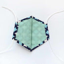 [FACEMASK] KINUMASK SQUARE (UNISEX) H | KYOTO YUZEN DYEING