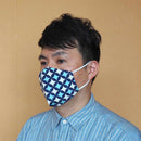 [FACEMASK] KINUMASK SQUARE (UNISEX) H | KYOTO YUZEN DYEING