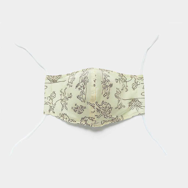 [FACEMASK] KINUMASK ROUND (UNISEX) I | KYOTO YUZEN DYEING