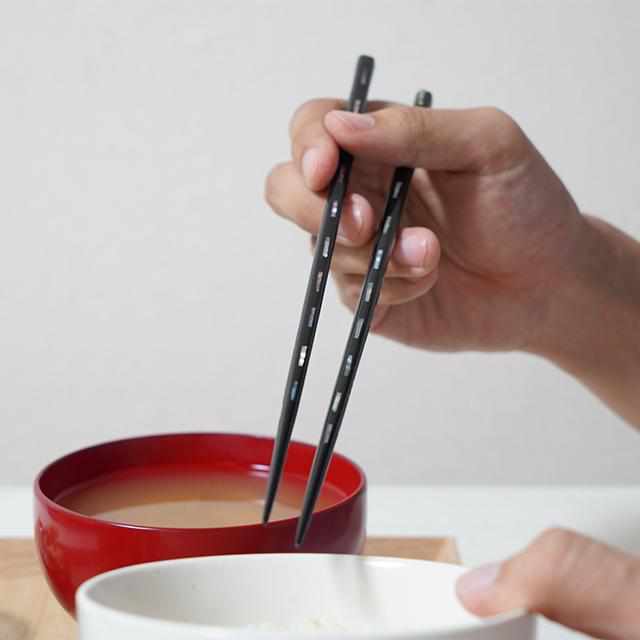 [筷子]貝類kiriko在一個泡桐盒23.0 cm |瓦卡薩漆器
