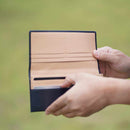 [WALLET / BAG] LONG WALLET (NO COINS) (INDIGO) | LEATHER WORK | SATORI