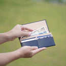 [WALLET / BAG] LONG WALLET (NO COINS) (INDIGO) | LEATHER WORK | SATORI