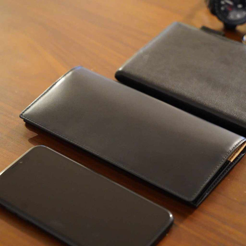 [WALLET / BAG] LONG WALLET (WITHOUT COINS) (INKSTONE) | LEATHER WORK | SATORI