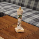 [CANDLE] IKARI TYPE 100 MOMME WIND GOD THUNDER GOD (WHITE) | JAPANESE CANDLES