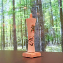 [CANDLE] IKARI TYPE 100 MOMME WIND GOD THUNDER GOD (WHITE) | JAPANESE CANDLES