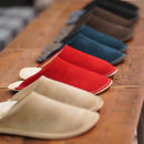 [SLIPPERS] VELOUR (BEIGE) | LEATHER PROCESSING