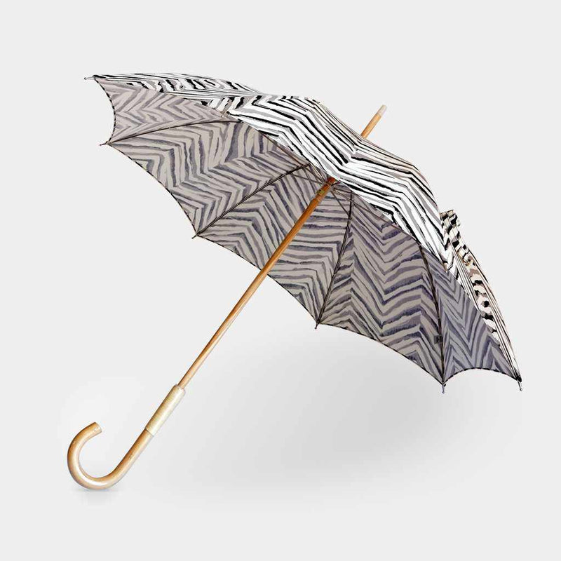 [傘]遮陽傘星灰色|手工印刷