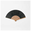 [HAND FAN] MEN'S PAPER FAN HAWK SIDE LACQUER | KYOTO FOLDING FANS | OHNISHI TSUNE SHOTEN