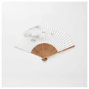 [HAND FAN] MEN'S PAPER FAN NATSUNIWA WATERWAY | KYOTO FOLDING FANS | OHNISHI TSUNE SHOTEN