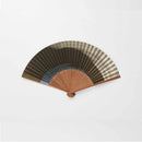 [HAND FAN] MEN'S PAPER FAN HAZE ASTRINGENT COLOR | KYOTO FOLDING FANS | OHNISHI TSUNE SHOTEN
