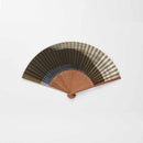 [HAND FAN] MEN'S PAPER FAN HAZE ASTRINGENT COLOR | KYOTO FOLDING FANS | OHNISHI TSUNE SHOTEN