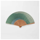 [HAND FAN] MEN'S PAPER FAN KASUMI PINE COLOR | KYOTO FOLDING FANS | OHNISHI TSUNE SHOTEN