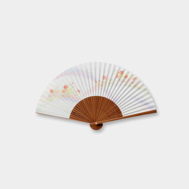 [HAND FAN] WOMEN'S PAPER FAN NADESHIKO SOFTLY | KYOTO FOLDING FANS | OHNISHI TSUNE SHOTEN