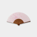 [HAND FAN] WOMEN'S PAPER FAN ZABUZA MOMOCHI | KYOTO FOLDING FANS | OHNISHI TSUNE SHOTEN