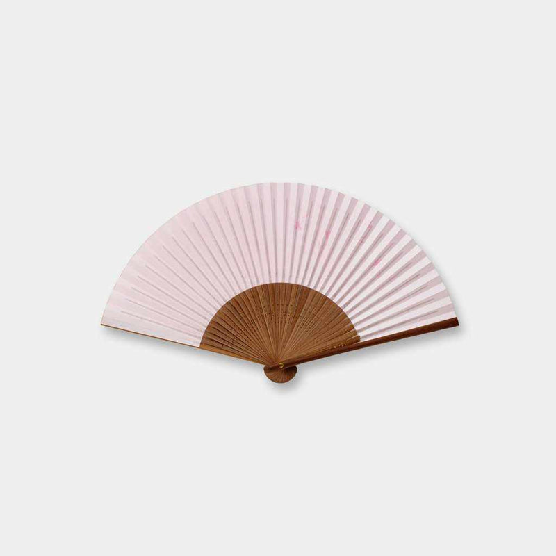 [HAND FAN] WOMEN'S PAPER FAN ZABUZA MOMOCHI | KYOTO FOLDING FANS | OHNISHI TSUNE SHOTEN