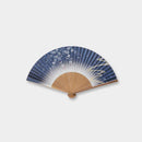 [HAND FAN] WOMEN'S PAPER FAN NIGHT CHERRY BLOSSOMS | KYOTO FOLDING FANS | OHNISHI TSUNE SHOTEN