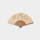 [HAND FAN] WOMEN'S PAPER FAN SHIRATSUBAKI | KYOTO FOLDING FANS | OHNISHI TSUNE SHOTEN