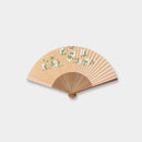 [HAND FAN] WOMEN'S PAPER FAN SHIRATSUBAKI | KYOTO FOLDING FANS | OHNISHI TSUNE SHOTEN