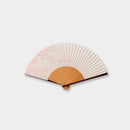 [HAND FAN] WOMEN'S PAPER FAN SPRING CHERRY BLOSSOMS | KYOTO FOLDING FANS | OHNISHI TSUNE SHOTEN