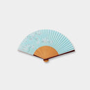 [HAND FAN] WOMEN'S PAPER FAN SPRING SKY | KYOTO FOLDING FANS | OHNISHI TSUNE SHOTEN