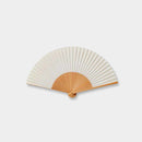 [HAND FAN] WOMEN'S PAPER FAN AKIKUSA PEACH TWIN BUTTERFLIES | KYOTO FOLDING FANS | OHNISHI TSUNE SHOTEN