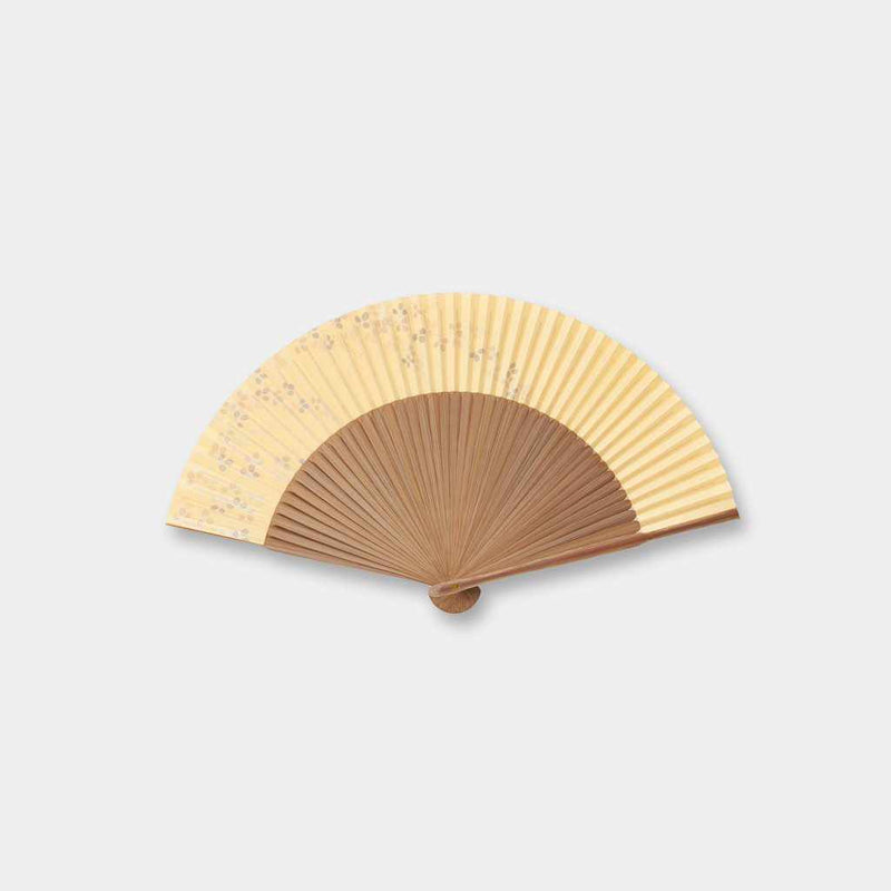 [HAND FAN] WOMEN'S PAPER FAN HAGI SOYOGU NOKAZE DAISHOKUCHI | KYOTO FOLDING FANS