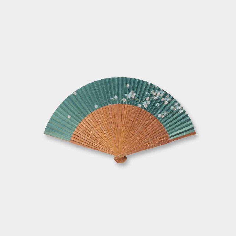 [HAND FAN] WOMEN'S PAPER FAN AUTUMN LEAVES NISHIKI DAISHOKUCHI | KYOTO FOLDING FANS | OHNISHI TSUNE SHOTEN