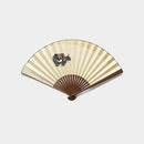 [HAND FAN] MEN'S ZODIAC COW 1 | UNKINDO FUKATSU HAND FAN | EDO FOLDING FANS