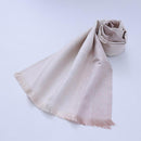 [SCARF]  STALL HIRE HOKUSAI WACHIGAI ASANOHA (CHAMPAGNE) | HAKATA TEXTILES| OKANO