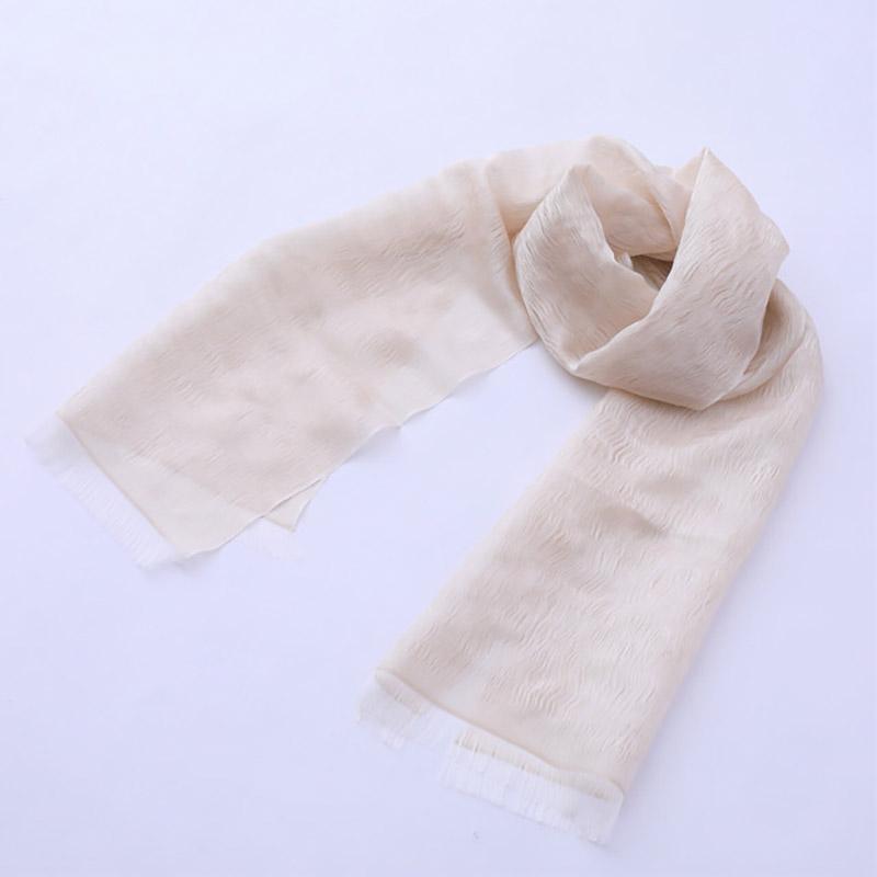 [SCARF]  STALL HIRE COOL (IVORY) | HAKATA TEXTILES| OKANO