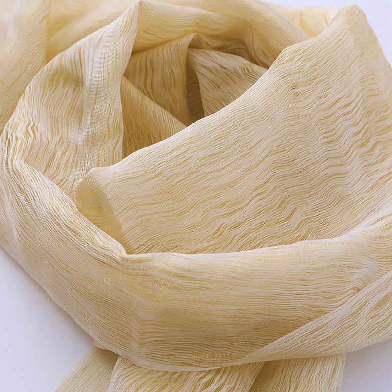 [圍巾]僱用酷（黃色）| okano |博多紡織品