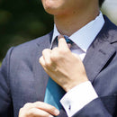 [TIE] LIGHT GRAYISH GREEN MIYAVI 33 MOMME SILK SATIN | GUNNAI TEXTILES| FUJI SAKURA