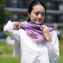 [SCARF] STALL KASANE RED MAUVE (PINK × PURPLE) | GUNNAI TEXTILES| FUJI SAKURA