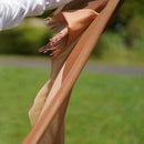 [SCARF] STALL KASANE YAMATO PERSIMMON (PERSIMMON × IRIDESCENT) | GUNNAI TEXTILES| FUJI SAKURA