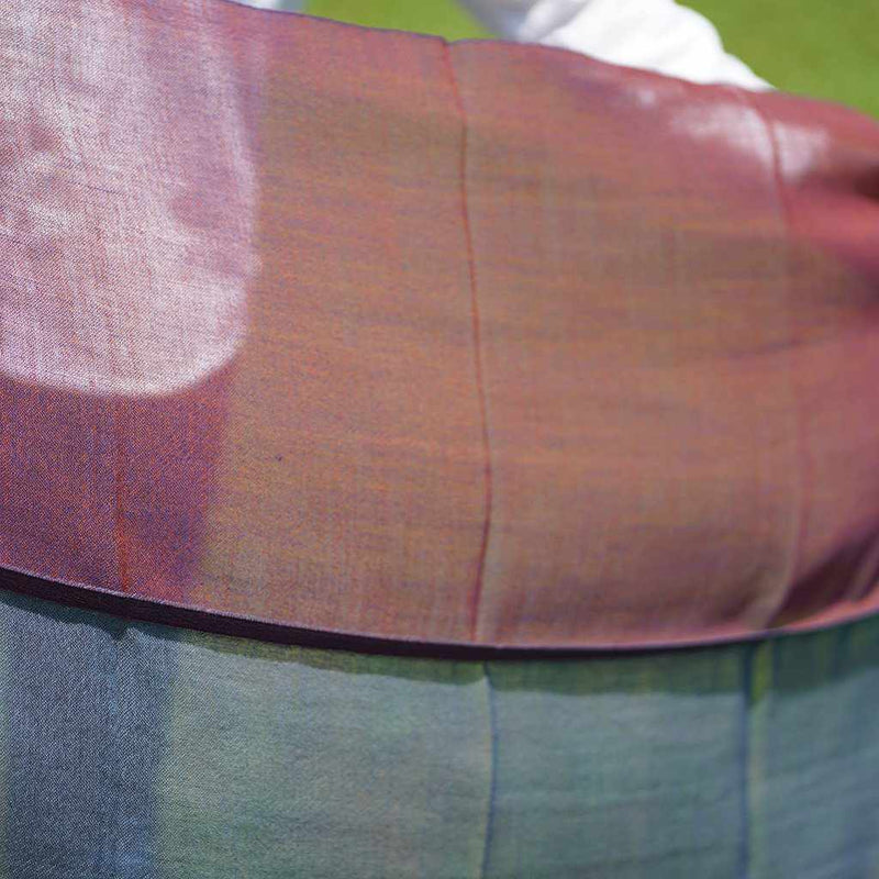 [SCARF] STALL KASANE GRAPE DYEING (BURGUNDY × INDIGO NAVY) | GUNNAI TEXTILES| FUJI SAKURA