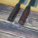 [KITCHEN (CHEF) KNIFE] THIS FORGED BLACK KNIVES SANTOKU KNIFE 170MM | ECHIZEN FORGED BLADES| IWAI CUTLERY