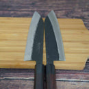 [KITCHEN (CHEF) KNIFE] FORGED KUROBUCHI SANTOKU KNIFE (AOGAMI SUPER STEEL) 170MM | ECHIZEN FORGED BLADES| IWAI CUTLERY
