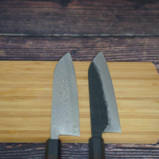 [KITCHEN (CHEF) KNIFE] FORGED DAMASCUS SANTOKU KNIFE UKIGUMO 170MM | ECHIZEN FORGED BLADES| IWAI CUTLERY