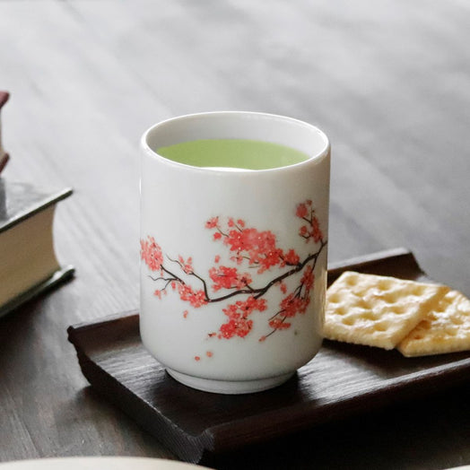 [TEA CUP] SHUN JAPAN SAKURA MAGIC YUNOMI | MINO WARES | MARUMO TAKAGI