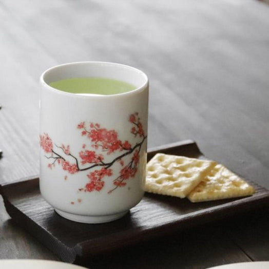 [TEA CUP] SHUN JAPAN SAKURA MAGIC YUNOMI | MINO WARES | MARUMO TAKAGI