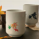 [TEA CUP] SHUN JAPAN AUTUMN LEAVES MAGIC YUNOMI | MINO WARES | MARUMO TAKAGI