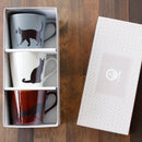 [MUG (CUP)] COLOR & DESIGN CHANGE CAT (3 PIECES) | MINO WARES | MARUMO TAKAGI