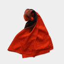 [STOLE] NAZCA-MON ORANGE | MIKAMO SANROKU WORKS | TIE DYEING