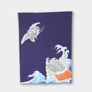 [NOREN] CRANES & TURTLES | MATSUDA DYEING STORE | TSUTUGAKI DYEING