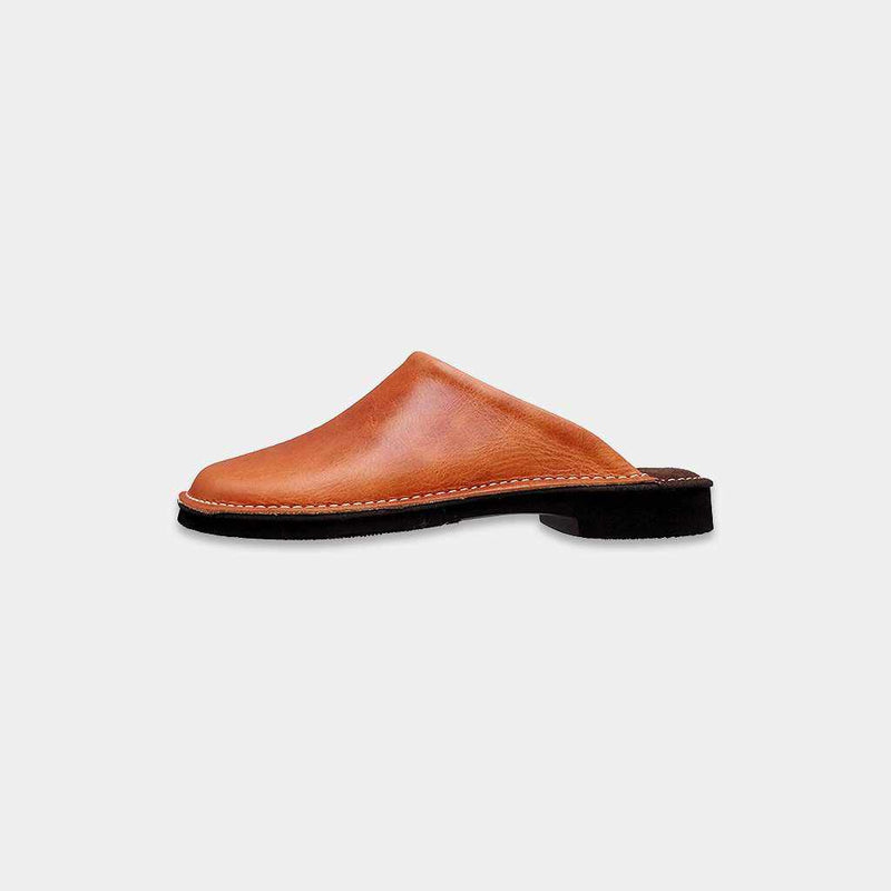 [拖鞋] Reela Wax皮革和Vibram Sole Garden Sabo（駱駝）|皮革加工